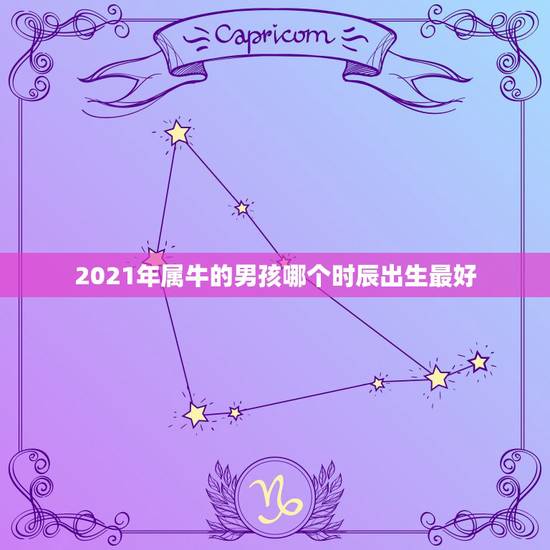 2021年属牛的男孩哪个时辰出生最好,2021年属牛的几月好? 2021年属牛的男孩哪个时辰出生最好,2021年属牛的几月好?