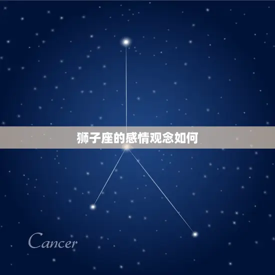 狮子座的感情观念如何 狮子座的感情观念如何