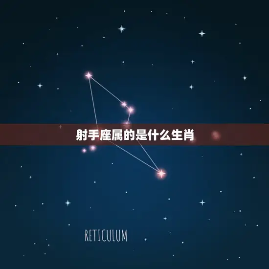 射手座属的是什么生肖