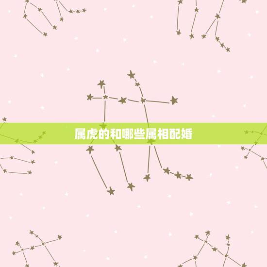 属虎的和哪些属相配婚,属虎的和什么属相最配,属虎的属相婚配表大全 属虎的和哪些属相配婚,属虎的和什么属相最配,属虎的属相婚配表大全