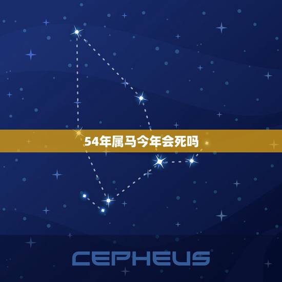 54年属马今年会死吗，54年的今年多大了