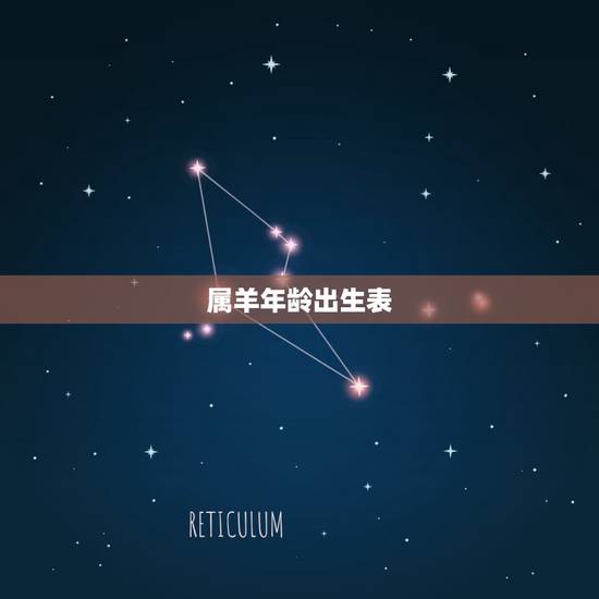 属羊年龄出生表,1991年属羊是什么命 属羊年龄出生表,1991年属羊是什么命