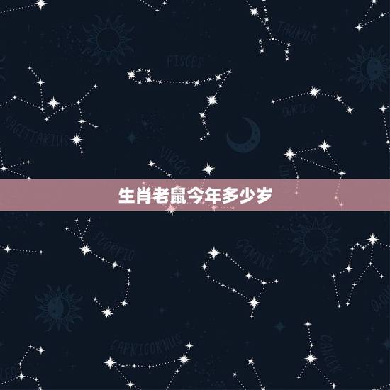 生肖老鼠今年多少岁,老鼠生肖年份 生肖老鼠今年多少岁,老鼠生肖年份