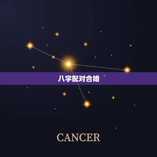 八字配对合婚，男女生辰八字配对，八字合婚