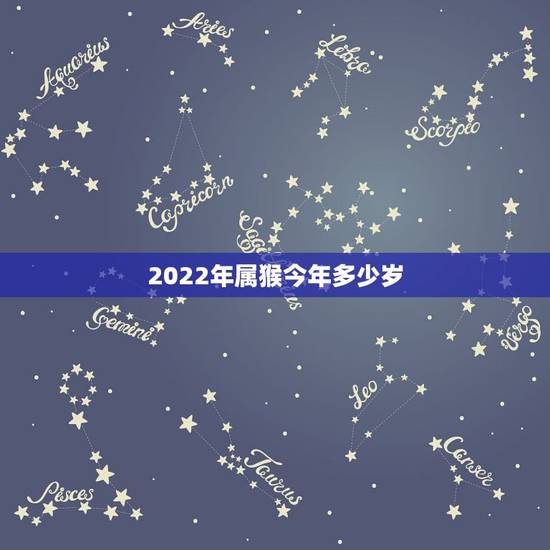 2022年属猴今年多少岁，2022生肖猴全年运势大全
