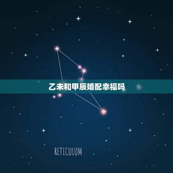 乙未和甲辰婚配幸福吗，乙未日壬午时和甲辰月戊辰时两人八字合吗