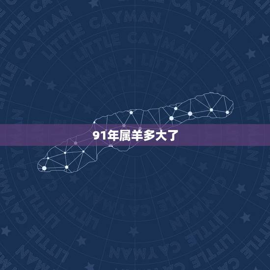 91年属羊多大了,1991年属羊2022 年多大 91年属羊多大了,1991年属羊2022 年多大