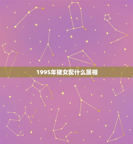 1995年猪女配什么属相,95年属猪女婚配表 1995年猪女配什么属相,95年属猪女婚配表