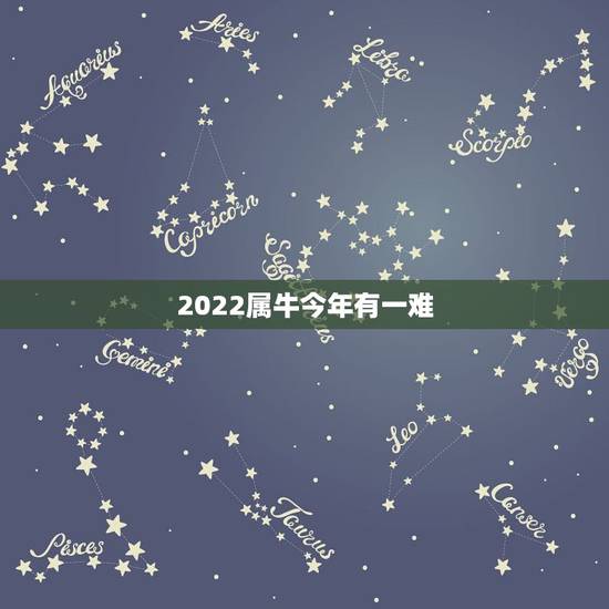 2022属牛今年有一难，73年属牛49岁2022 劫难