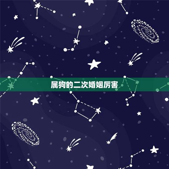 属狗的二次婚姻厉害，1982年属狗会有二次婚姻嘛