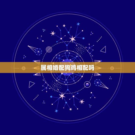 属相婚配狗鸡相配吗，男属狗和女属鸡相配吗