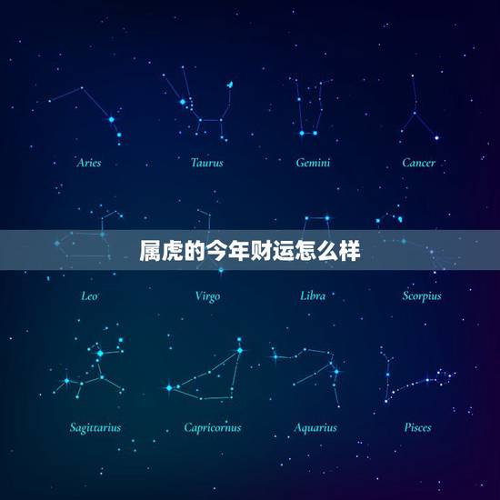 属虎的今年财运怎么样，未来五年生肖财运排行
