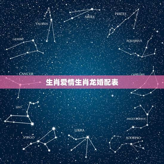 生肖爱情生肖龙婚配表，属龙的和什么属相最配 属龙人的婚配表？