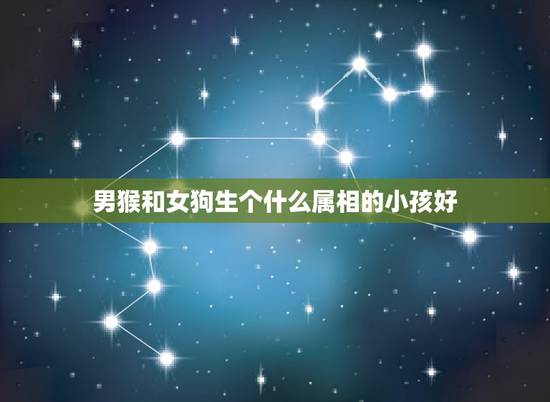 男猴和女狗生个什么属相的小孩好,属狗和属猴的生什么属相的孩子 男猴和女狗生个什么属相的小孩好,属狗和属猴的生什么属相的孩子