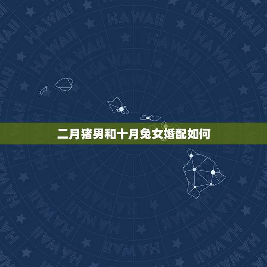 二月猪男和十月兔女婚配如何,属兔女和属猪男婚配吗? 二月猪男和十月兔女婚配如何,属兔女和属猪男婚配吗?