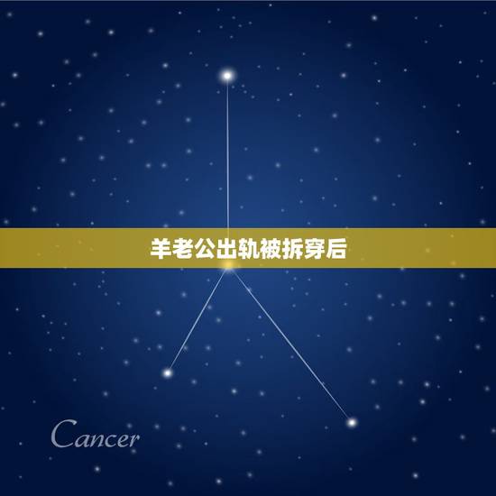 羊老公出轨被拆穿后,天蝎男婚内出轨原因 羊老公出轨被拆穿后,天蝎男婚内出轨原因