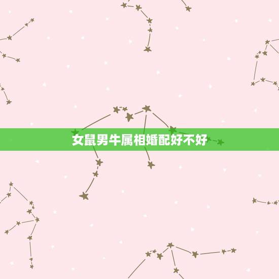 女鼠男牛属相婚配好不好,属牛的女孩和什么属相婚配最好 女鼠男牛属相婚配好不好,属牛的女孩和什么属相婚配最好
