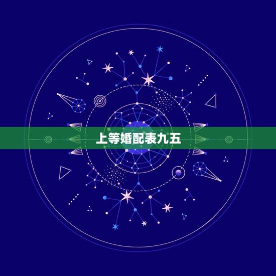 上等婚配表九五，95年属猪的和什么属相最配