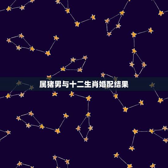 属猪男与十二生肖婚配结果,属相婚配表之属猪的和什么属相最配 属猪男与十二生肖婚配结果,属相婚配表之属猪的和什么属相最配