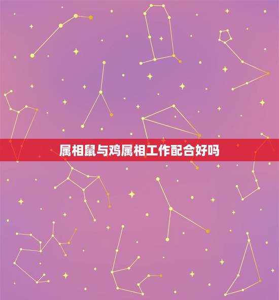 属相鼠与鸡属相工作配合好吗，属鸡的和属鼠的配吗？