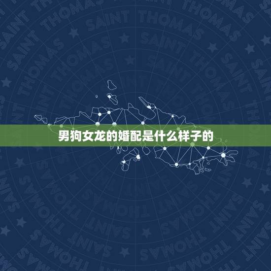 男狗女龙的婚配是什么样子的，男属狗和女属龙的婚姻怎么样？