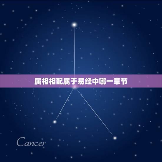 属相相配属于易经中哪一章节，易经中的属相是指生年，还是指生日那天？