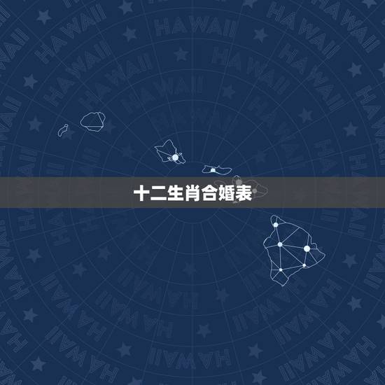 十二生肖合婚表，十二生肖婚配:属相合婚配对表