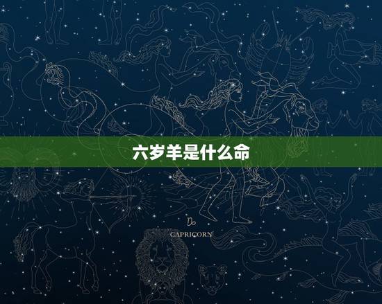 六岁羊是什么命，1970年属狗是什么命