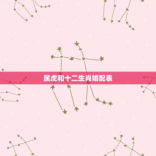 属虎和十二生肖婚配表，属虎的属相婚配表，属虎的和什么属相最配，属虎的属