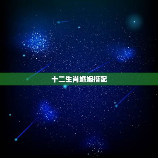 十二生肖婚姻搭配，十二生肖最佳婚姻搭配有哪些