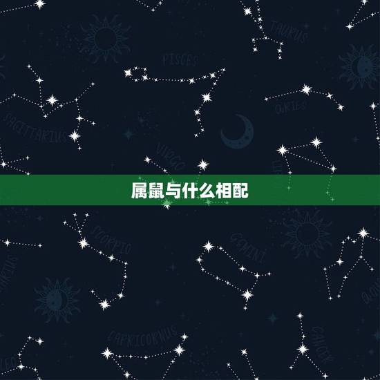 属鼠与什么相配，生肖鼠女与生肖鼠男的婚配