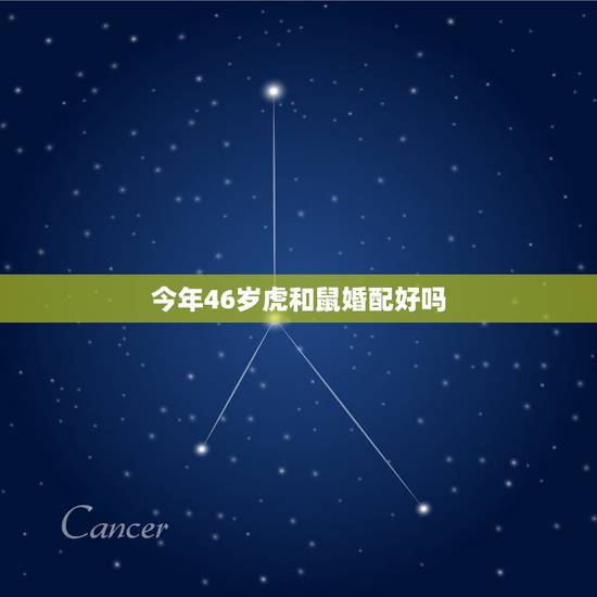 今年46岁虎和鼠婚配好吗,属鼠和属虎的婚配好吗? 今年46岁虎和鼠婚配好吗,属鼠和属虎的婚配好吗?