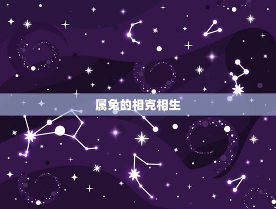 属兔的相克相生，属兔克什么属相