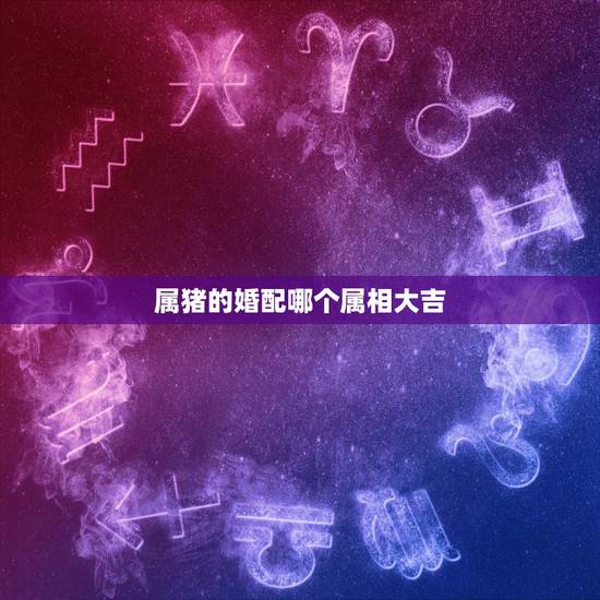 属猪的婚配哪个属相大吉,属猪的属相配什么属相 属猪的婚配哪个属相大吉,属猪的属相配什么属相
