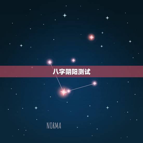 八字阴阳测试，测生辰八字