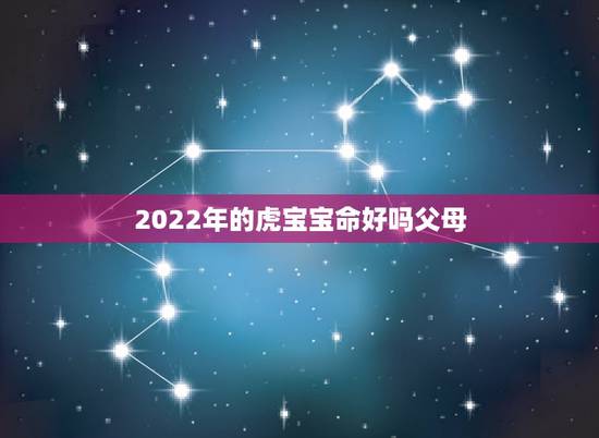 2022年的虎宝宝命好吗父母,2022年生虎宝宝好不好 2022年的虎宝宝命好吗父母,2022年生虎宝宝好不好
