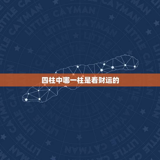 四柱中哪一柱是看财运的,四柱八字看财运 四柱是哪四柱 四柱中哪一柱是看财运的,四柱八字看财运 四柱是哪四柱