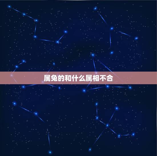 属兔的和什么属相不合，男属兔的和什么属相最配