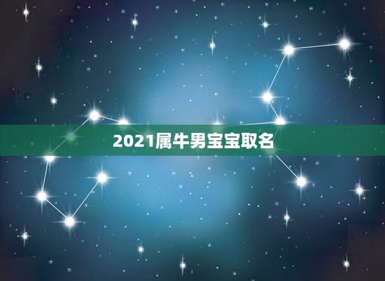 2021属牛男宝宝取名,2021年男宝宝起名字大全寓意好 2021属牛男宝宝取名,2021年男宝宝起名字大全寓意好