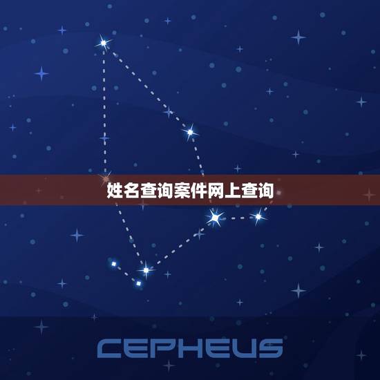 姓名查询案件网上查询，姓名查询案件陈龙