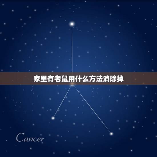 家里有老鼠用什么方法消除掉(高效可行的老鼠驱除方法) 家里有老鼠用什么方法消除掉(高效可行的老鼠驱除方法)