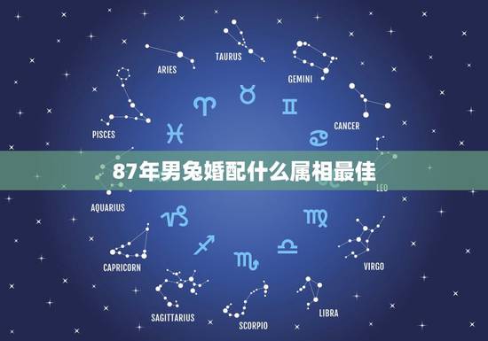 87年男兔婚配什么属相最佳，87年属兔生肖配对