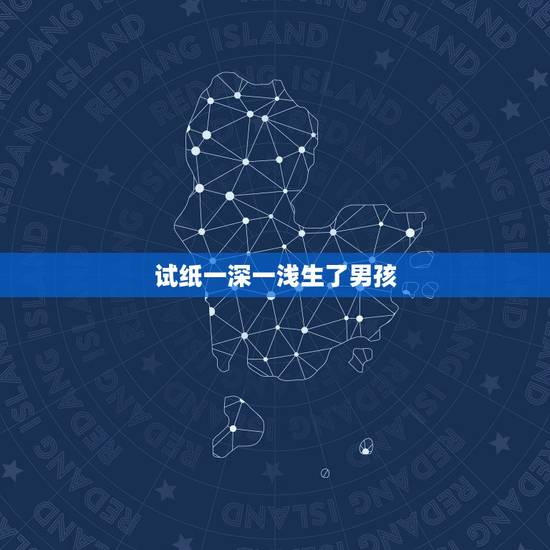 试纸一深一浅生了男孩,怀儿子的特征最准的: 试纸一深一浅生了男孩,怀儿子的特征最准的: