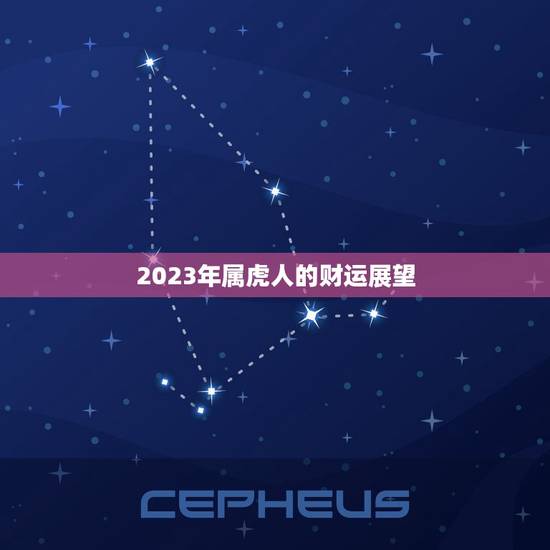 2023年属虎人的财运展望