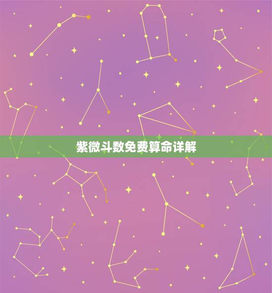 紫微斗数免费算命详解,求紫薇算命详解 紫微斗数免费算命详解,求紫薇算命详解