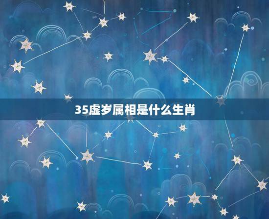 35虚岁属相是什么生肖,三十五岁属什么生肖 35虚岁属相是什么生肖,三十五岁属什么生肖