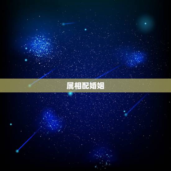 属相配婚姻，婚姻匹配的属相