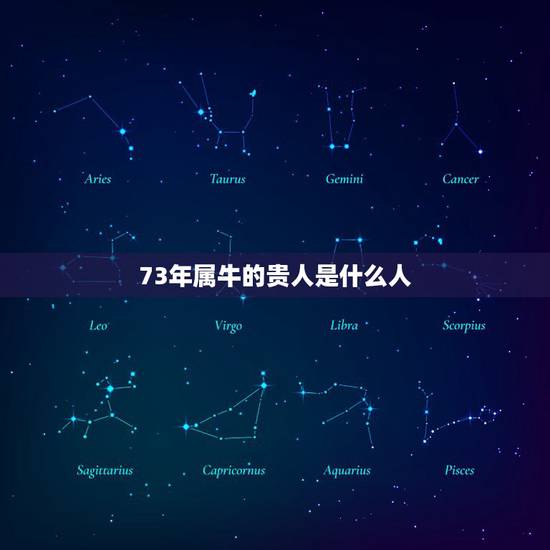 73年属牛的贵人是什么人，73年属牛的贵人属相
