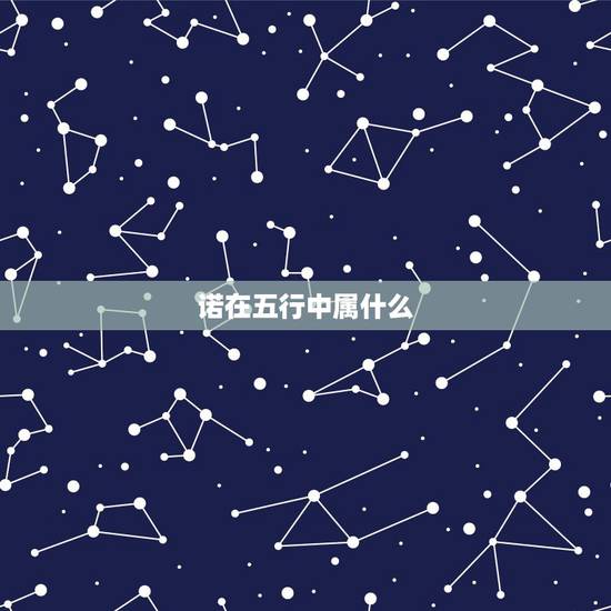 诺在五行中属什么,诺字五行属什么? 诺在五行中属什么,诺字五行属什么?