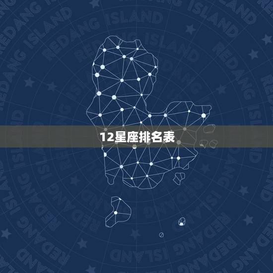 12星座排名表 十二星座最聪明第一名 12星座排名表 十二星座最聪明第一名